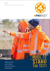 Katalog 4PROTECT Warnschutz Multinorm Wetterschutz WorkwearPSA HfA HfA24 günstig
