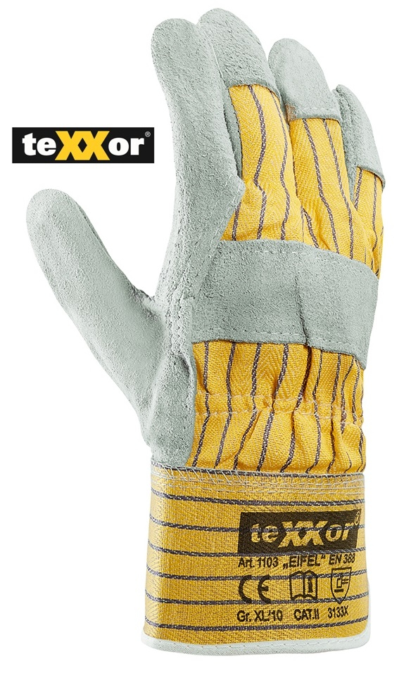Rindkernspaltleder-Handschuh EIFEL von teXXor® | Gr. 9 (L) und 10 (XL) | ab € 1,59