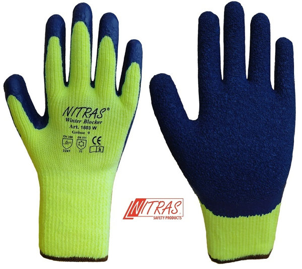 WIEDER DA: Kälteschutz-Handschuh WINTER BLOCKER von NITRAS® | Gr. 8 (M) bis 11 (XXL) | ab € 1,66