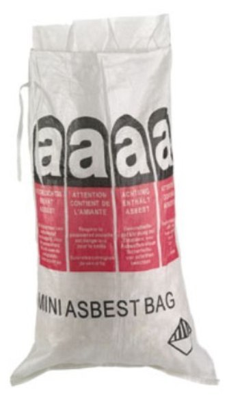 Mini-Asbestbag von TECTOR® | 70 x 110 cm | Asbest-Warndruck | ab € 0,64