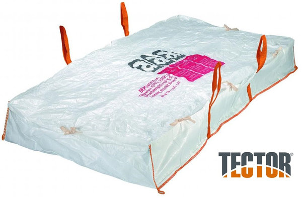 Plattenbag von TECTOR® | 260 x 125 x 30 cm | Asbest-Warndruck | ab € 5,32
