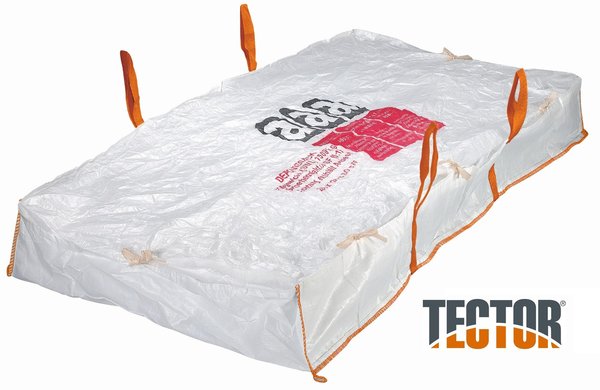 Plattenbag von TECTOR® | 320 x 125 x 30 cm | Asbest-Warndruck | ab € 6,24
