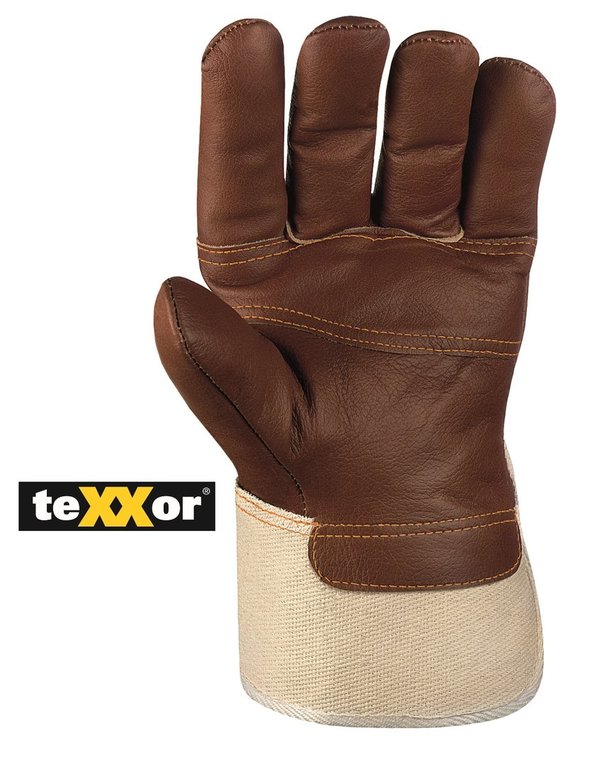 Möbelleder-Handschuh von teXXor® | braun | Gr. 10 (XL) | ab € 0,69
