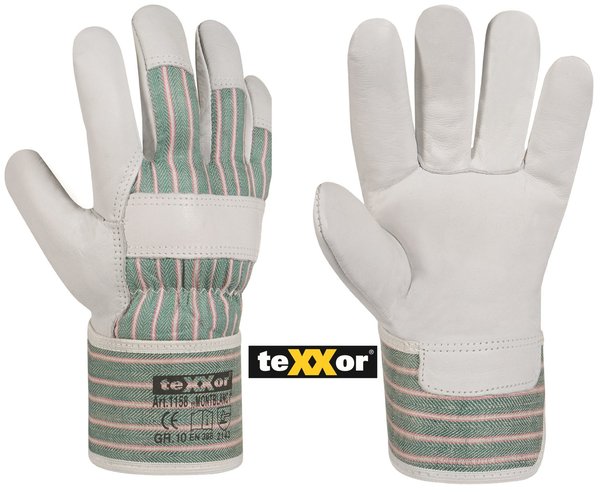 Rindvollleder-Handschuh MONTBLANC I von teXXor® | Gr. 8 (M) bis 12 (XXXL) | ab € 1,57