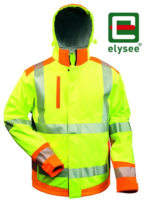 Winter-Softshelljacke RICKMER von elysee® | Warnschutz | gelb/orange | Gr. S bis XXXL | ab € 64,49