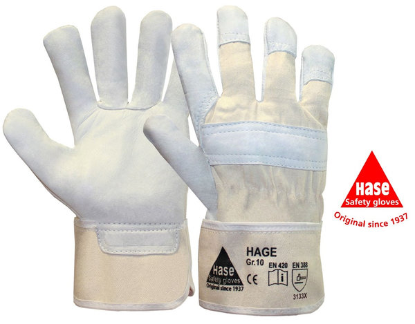 Narbenleder-Handschuh HAGE von Hase® | Gr. 8 (M) bis 12 (XXXL) | ab € 1,52