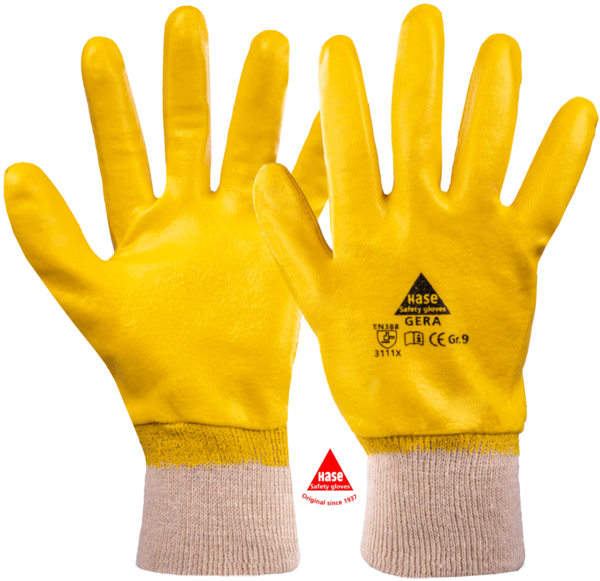 Nitril-Handschuh GERA von HASE | vollbeschichtet | Gr. 6 (XS) bis 12 (XXXL) | ab € 0,81