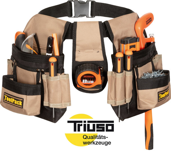 3-fach Gürteltasche für Werkzeug von TRIUSO® | ab € 14,99